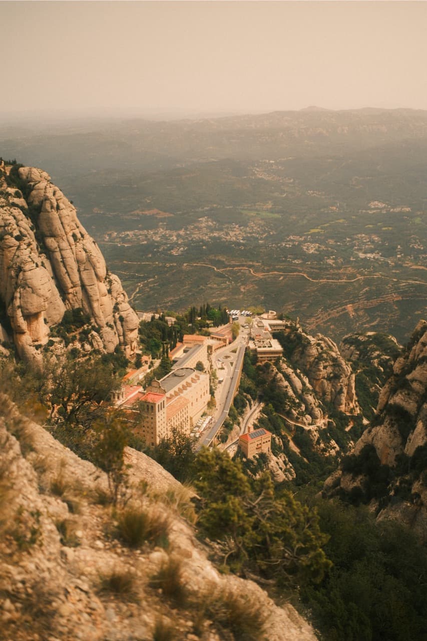 Above Barcelona from Montserrat